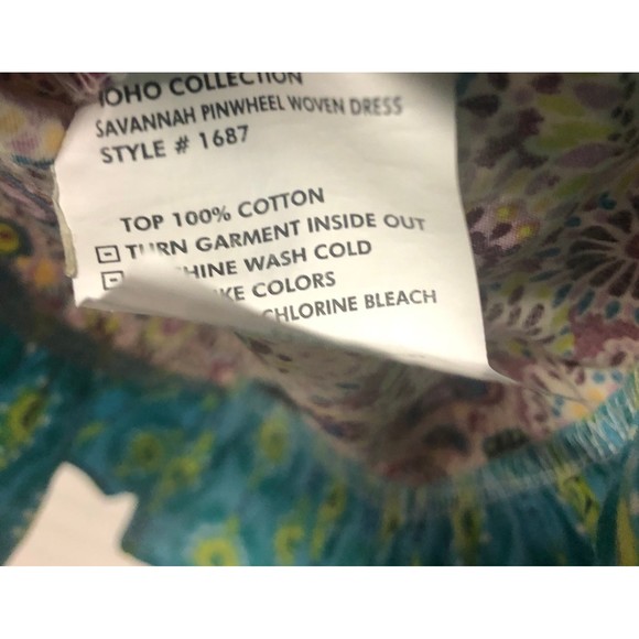 Jelly the pug size 6 savannah pinwheel woven dress - Picture 5 of 6